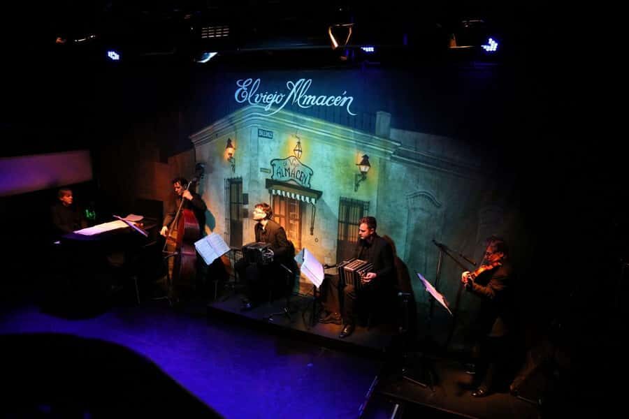 Buenos Aires: Tango Show at El Viejo Almacen - What you’ll see on stage: quintet, singers, dancers, and Los Lamas