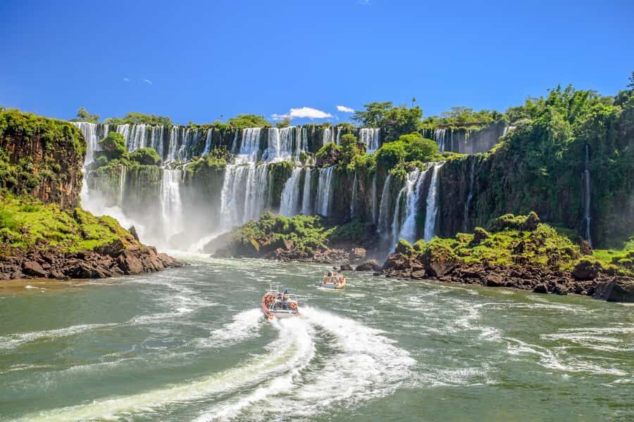 From Puerto Iguazu: Argentinian Iguazu Falls with Boat Ride - Salto Tres Mosqueteros and Devil’s Throat: two views, one story