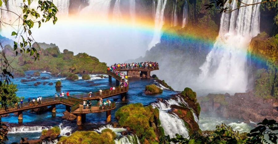 Iguazu in 2 Days: Argentina & Brazil Sides of Iguazu Falls - Brazil side half-day: 1,200 meters of walkways and a view from above