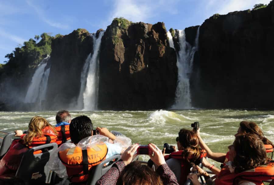 Puerto Iguazu: Argentine Falls & Great Adventure Boat - Great Adventure boat: the part you should plan to get soaked for